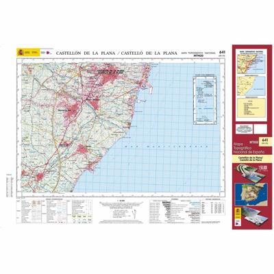 Topografische kaart 641 MT50 Marina D´or | CNIG - Instituto Geográfico Nacional1