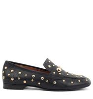 Babouche Tilly dames loafers black Leer Dames