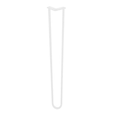 Stalen hairpin wit hairpin ø 1,6 cm en hoogte 105 cm