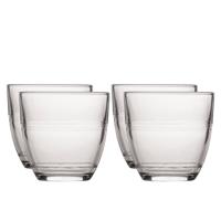 Koffieglazen Gigogne - 12x stuks - glas - 220 ml - espresso glazen