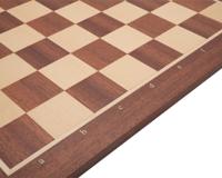 48 cm Nr.5 Ingelegd Houten Schaakbord met Notatie