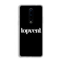 Topvent Zwart: OnePlus 8 Transparant Hoesje