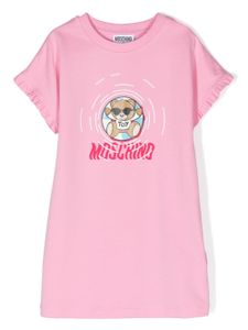 Moschino Kids robe à imprimé Teddy Bear - Rose