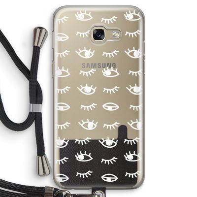 Eye pattern #3: Samsung Galaxy A5 (2017) Transparant Hoesje met koord