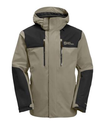 Jack wolfskin Jasper 2L Regenjas Heren Stone M