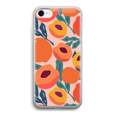 Perzik: iPhone SE 2020 Transparant Hoesje