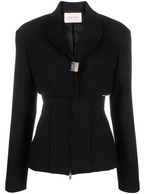 1017 ALYX 9SM veste zippée à design superposé - Noir