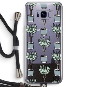 Boompje: Samsung Galaxy S8 Plus Transparant Hoesje met koord