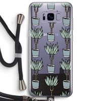 Boompje: Samsung Galaxy S8 Plus Transparant Hoesje met koord