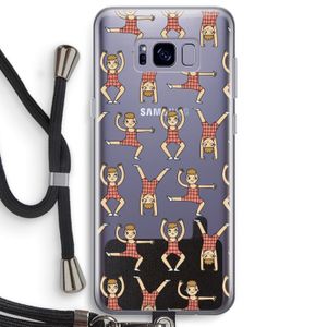 Gymboys: Samsung Galaxy S8 Plus Transparant Hoesje met koord