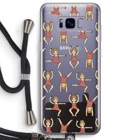 Gymboys: Samsung Galaxy S8 Plus Transparant Hoesje met koord