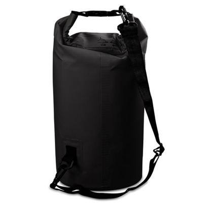 Buiten enkele waterdichte schoudertas Dry Sack PVC Barrel tas capaciteit: 5L (zwart)