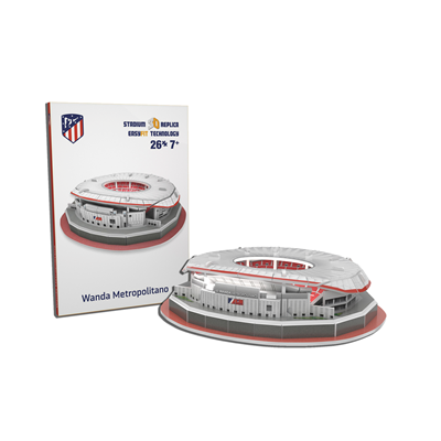 Nanostad - Atletico Madrid Wanda Metropolitano Stadion - 3D Puzzel (2