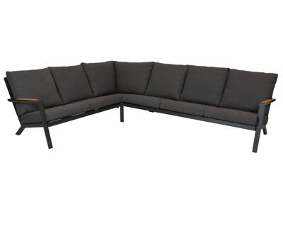 Qopps Avios lounge hoekset mat royal grey