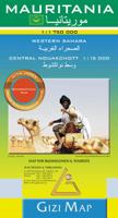 Wegenkaart - landkaart Mauritania - Mauritanië en Westelijke Sahara | Gizi Map