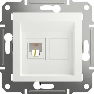 Schneider Electric RJ11-telefoonaansluitdoos Asfora Wit (RAL 9003) EPH4170121D