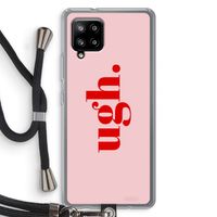 Ugh: Samsung Galaxy A42 5G Transparant Hoesje met koord