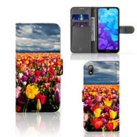 Huawei Y5 (2019) Hoesje Tulpen - thumbnail