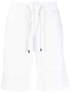 Brunello Cucinelli short à taille élastiquée - Blanc