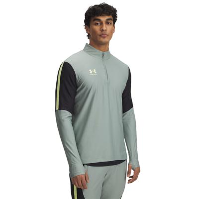 Under Armour Challenger Pro Trainingstrui 1/4-Zip Mintgroen Zwart Neongeel