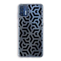 Crazy pattern: Motorola Moto G9 Plus Transparant Hoesje