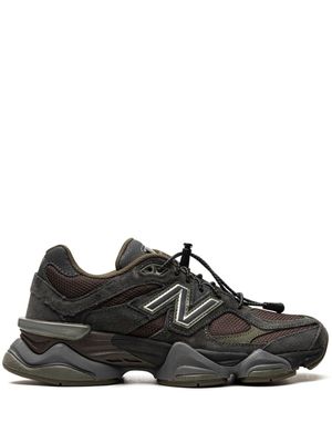 New Balance baskets 9060 'Blacktop/Dark Moss/Black' - Marron