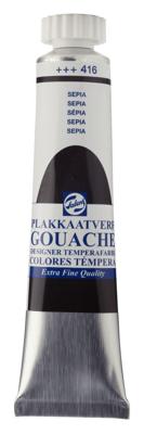 Talens Gouache Extra Fine Quality Tube 20 ml - Sepia 416