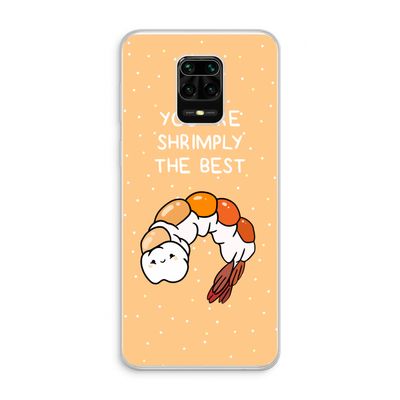 You're Shrimply The Best: Xiaomi Redmi Note 10 Lite Transparant Hoesje