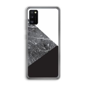 Combinatie marmer: Samsung Galaxy A41 Transparant Hoesje