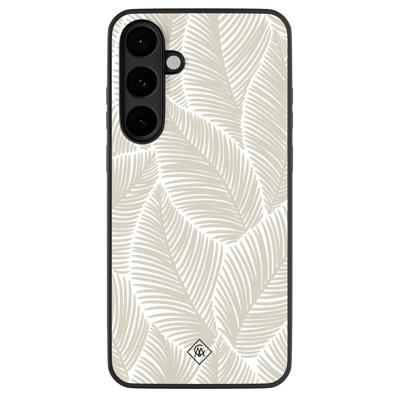 Samsung Galaxy S25 FE hoesje - Palmy leaves beige