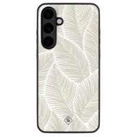 Samsung Galaxy S25 FE hoesje - Palmy leaves beige