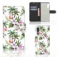 Huawei P20 Pro | Telefoonhoesje | Met pasjeshouder | Flamingo Palms