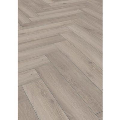 Laminaat Herringbone - visgraat grijs eiken - Leen Bakker