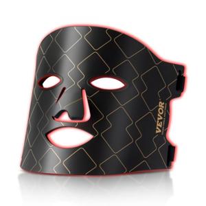 VEVOR LED gezichtsmasker lichttherapie LED-masker met infrarood licht 3 golflengten