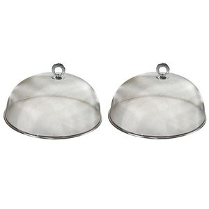 2x Voedselkappen metaal 30 cm