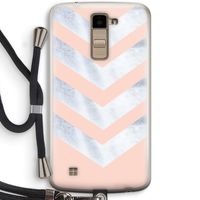 Marmeren pijlen: LG K10 (2016) Transparant Hoesje met koord