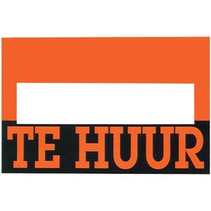 Affiche Te huur, pak van 10 stuks