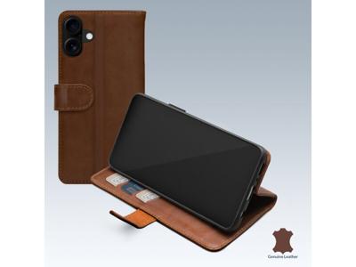 Mobilize Mobilize Leather Wallet Apple iPhone 16 Plus Brown