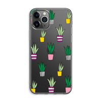 Sanseveria: iPhone 11 Pro Max Transparant Hoesje