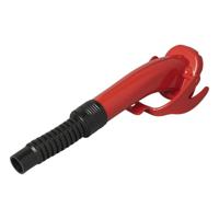 Flexibele schenktuit voor jerrycan - rood - 24 cm - metaal - gietmond - Gietdop