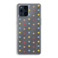 Bollen: Oppo Find X3 Transparant Hoesje