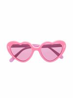 Stella McCartney Kids lunettes de soleil à monture cœur - Rose