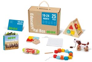Tooky Toy Educatieve Houten Speelgoed Box 19 24 maanden 25 delig