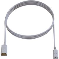 IEC-kabel C14 (stekker) - C13 (plug), 2 meter Verlengkabel - thumbnail