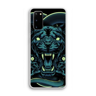 Cougar and Vipers: Samsung Galaxy S20 Transparant Hoesje