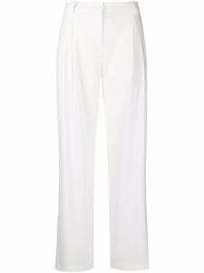 Patrizia Pepe pantalon de tailleur à pinces - Blanc