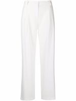 Patrizia Pepe pantalon de tailleur à pinces - Blanc