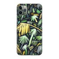 Tropical Palms Dark: Volledig geprint iPhone 11 Pro Max Hoesje