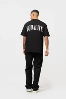 Equalité Oliver T-Shirt Heren Zwart - Maat XS - Kleur: Zwart | Soccerfanshop