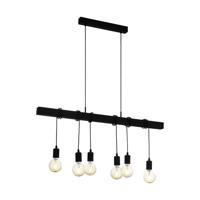 Eglo Zwarte hanglampTownshend 6-lichts - 44062